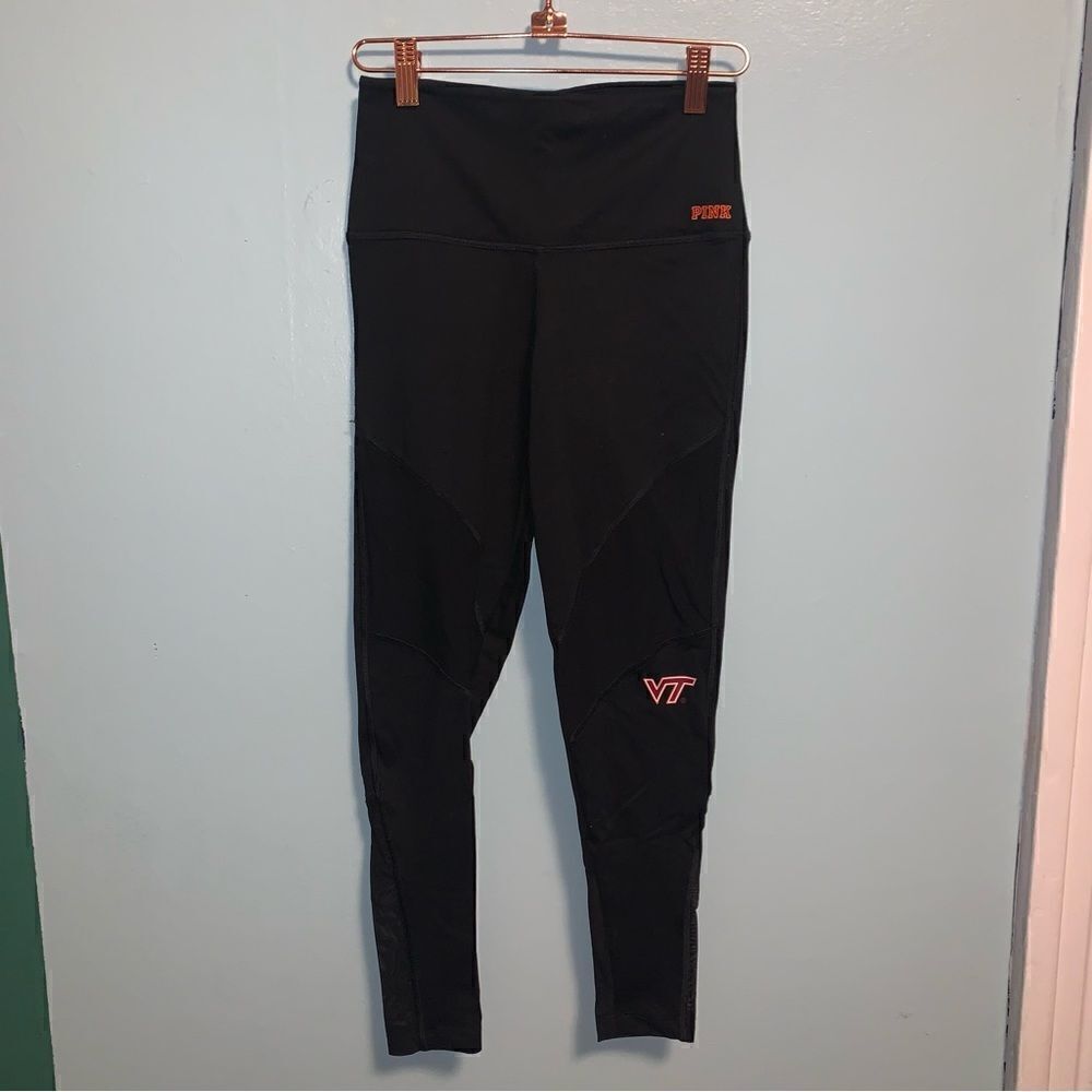 Pink Victoria Secret Virginia Tech Hokies Leggings XS
